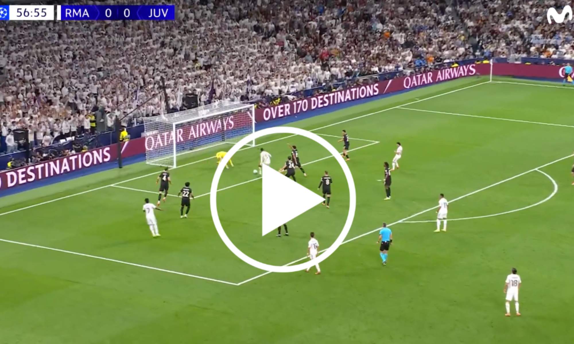 Un gol de Jude Bellingham ha adelantado al Real Madrid ante la Juventus.
