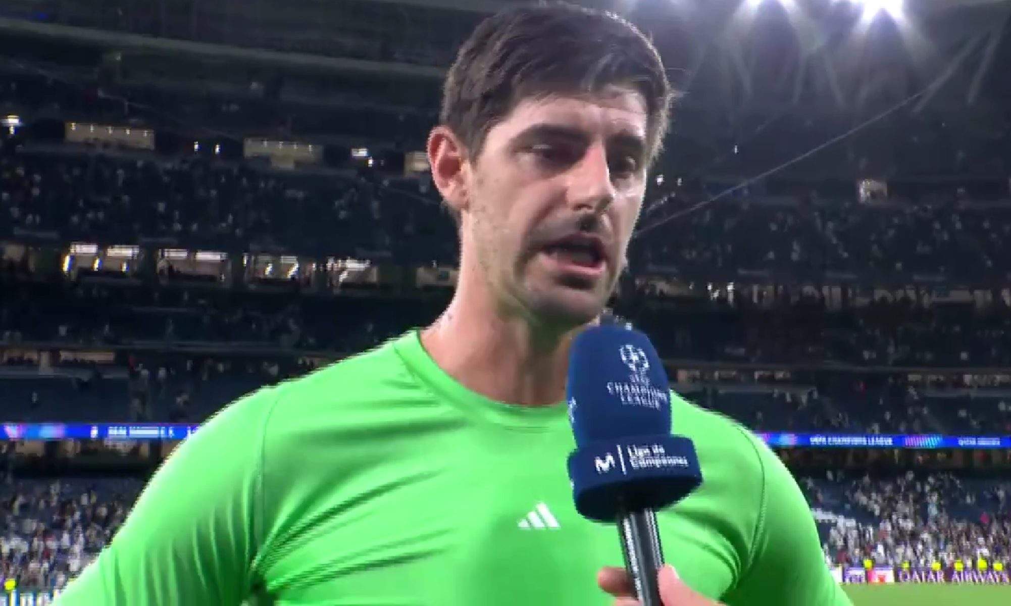 Courtois ya mira al Barça