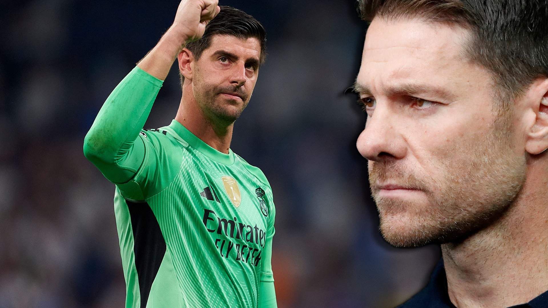 Courtois frenó otro mosqueo de Xabi Alonso con varios jugadores