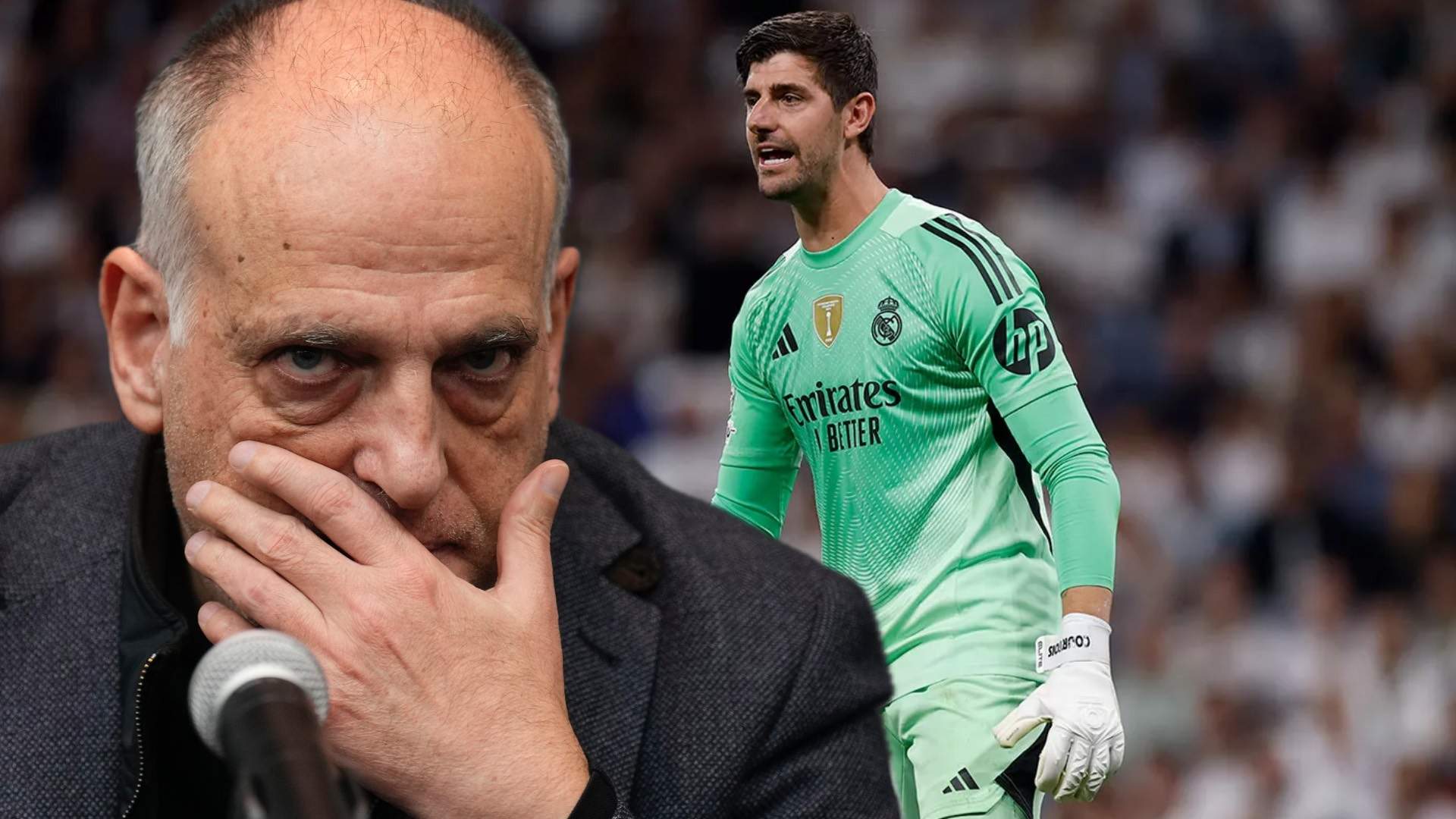 Tebas llora por las esquinas tras su fracaso en Miami: "Oigo a Courtois..."