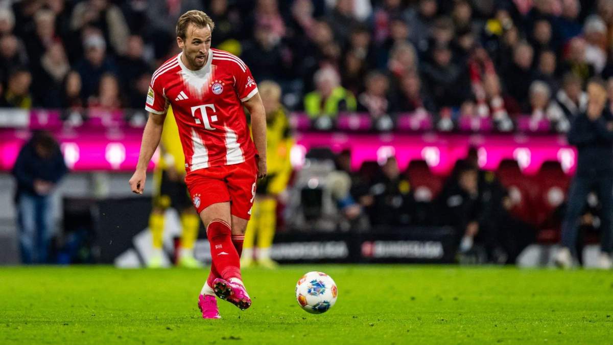 Harry Kane durante un partido del Bayern de Múnich en la temporada 25/26