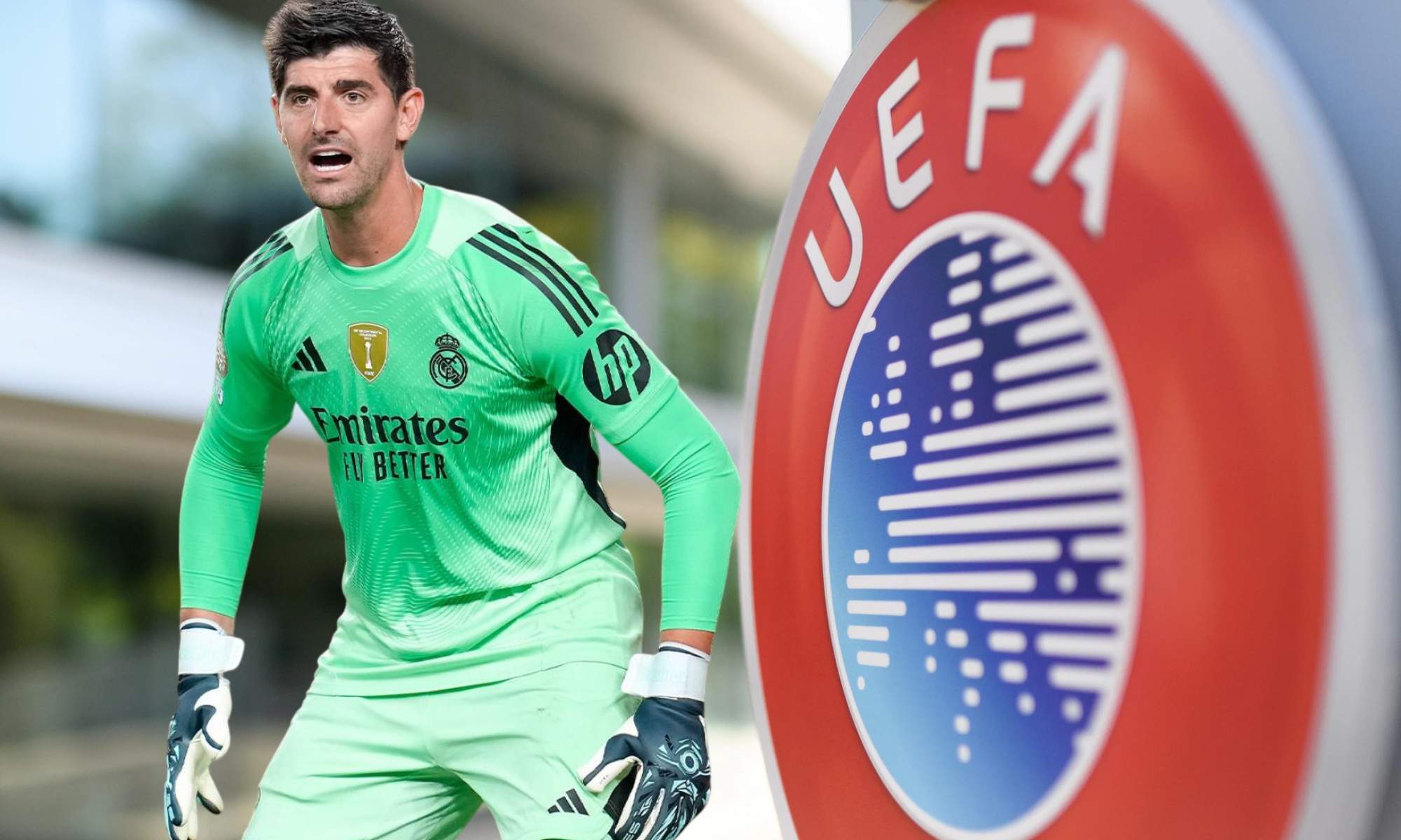 La UEFA le falta el respeto a Courtois con una decisión inexplicable