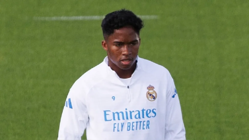 endrick calentamiento realmadrid