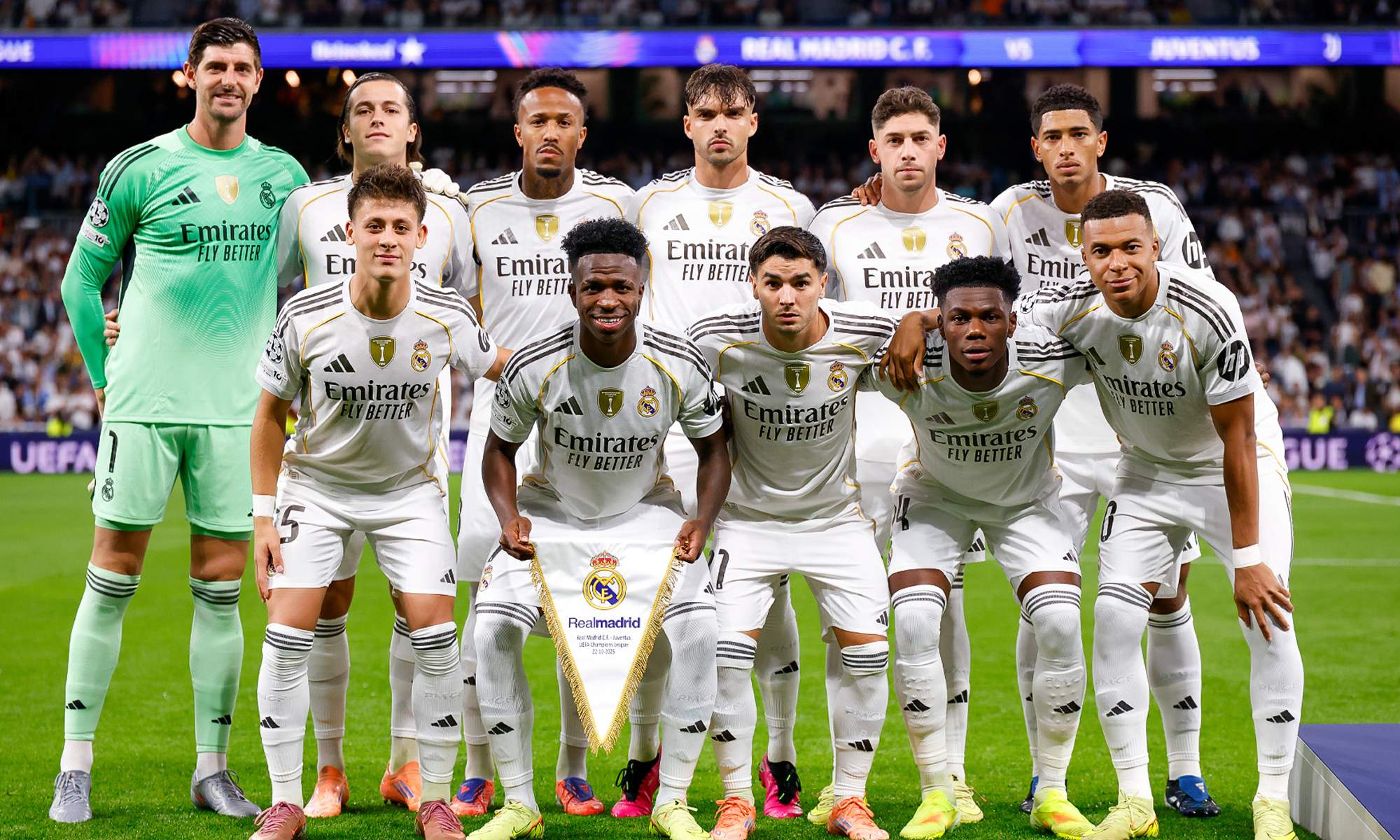 Once del Real Madrid en el último partido. Once del Real Madrid en el último partido.
