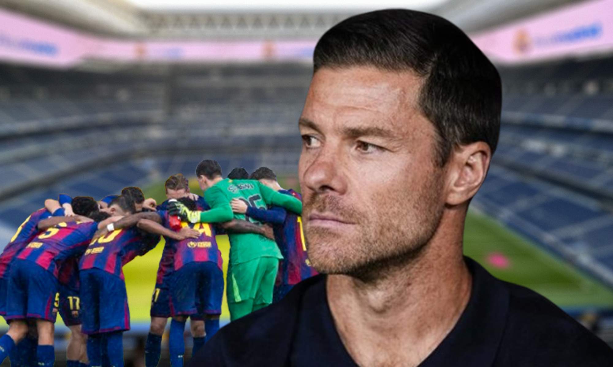 Xabi Alonso, jugadores del Barcelona y el Santiago Bernabéu. Xabi Alonso, jugadores del Barcelona y el Santiago Bernabéu.