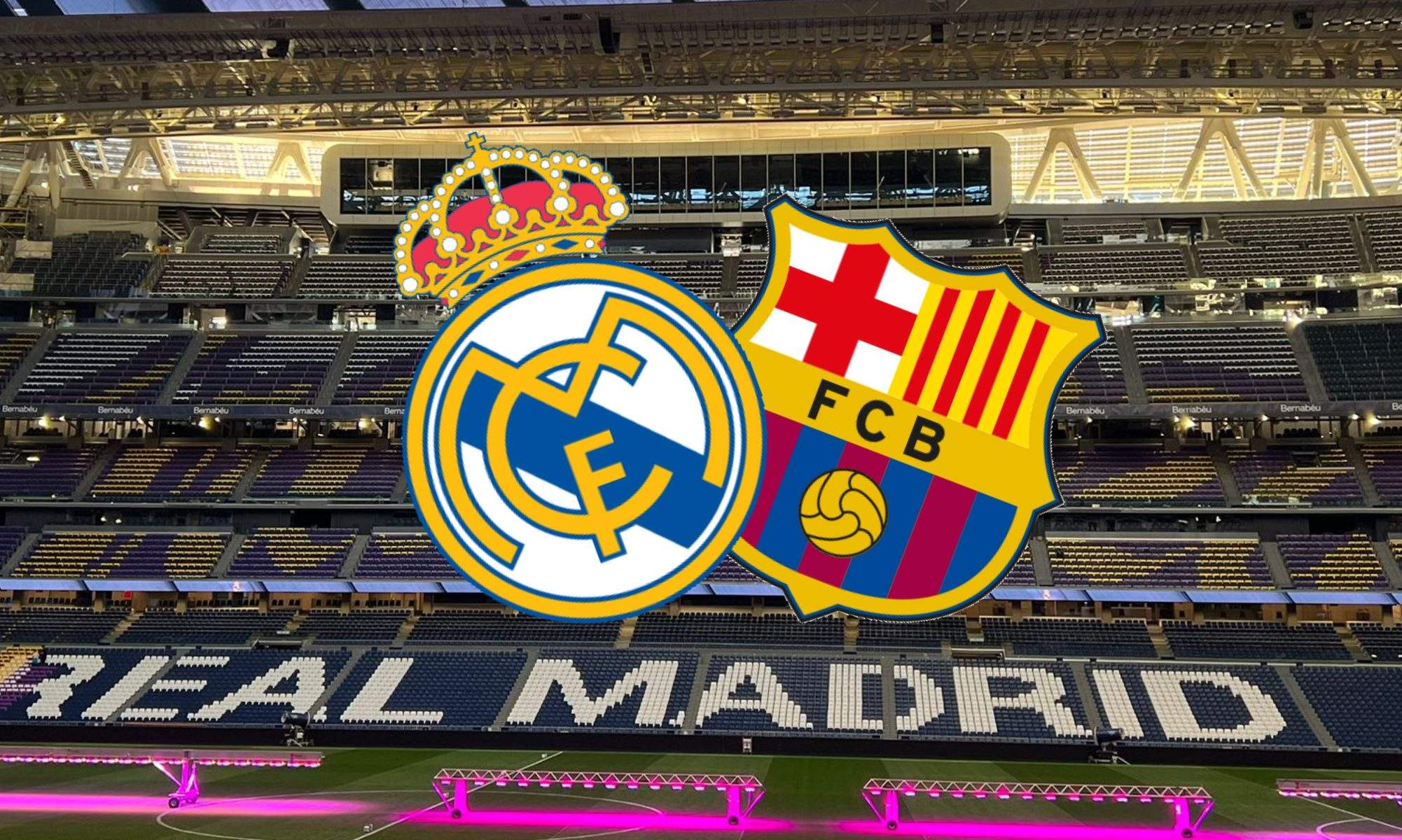 Tifo en el Bernabéu para el Clásico Tifo en el Bernabéu para el Clásico