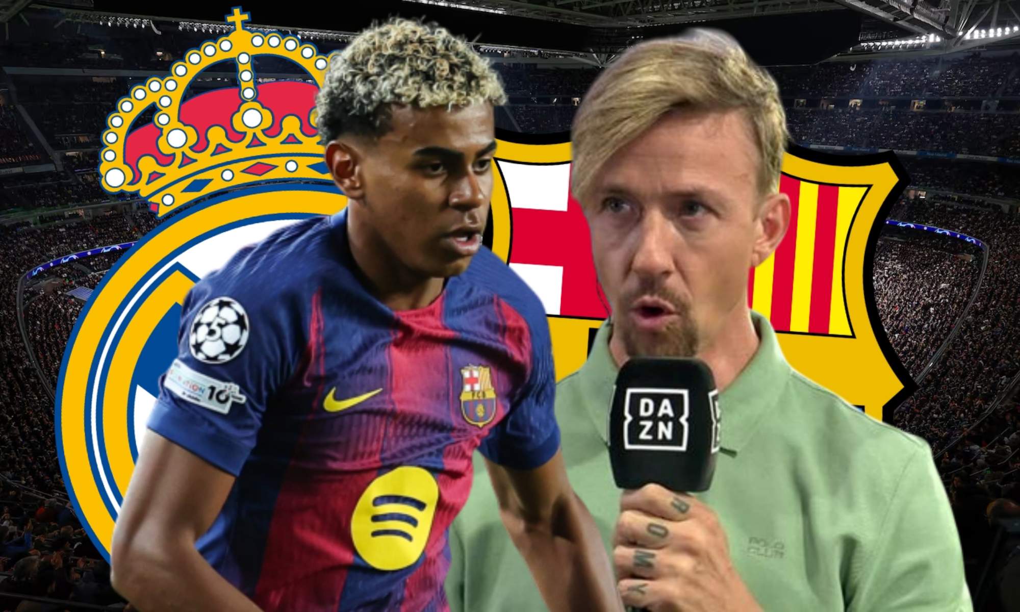 Guti ha querido tener un detalle con los jugadores que, como Dean Huijsen y Álvaro Carreras, juegan su primer Clásico. Guti ha querido tener un detalle con los jugadores que, como Dean Huijsen y Álvaro Carreras, juegan su primer Clásico.