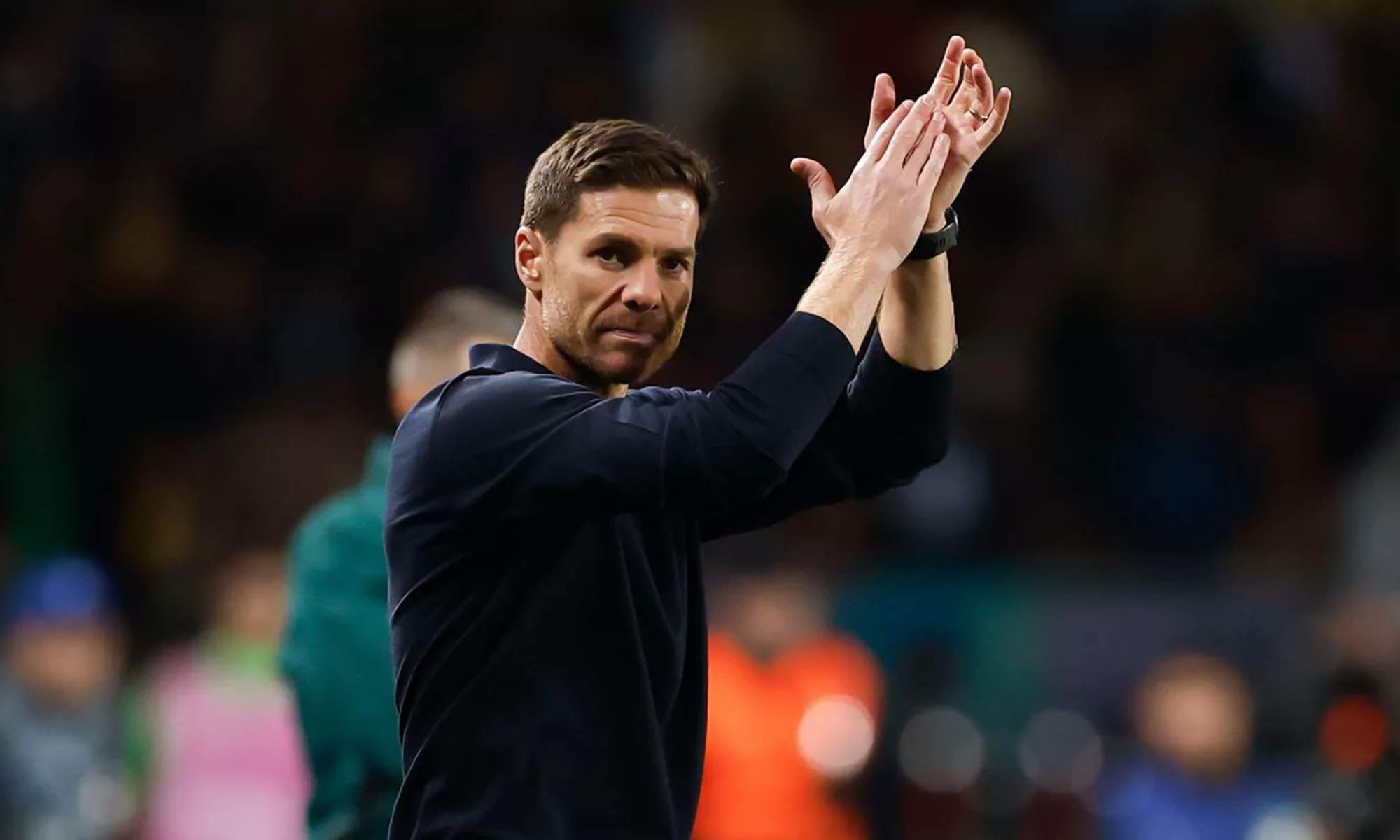 Xabi Alonso, celebrando una victoria del Real Madrid durante un partido de esta temporada. Xabi Alonso, celebrando una victoria del Real Madrid durante un partido de esta temporada.
