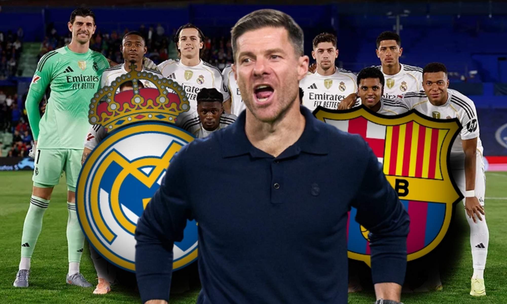 Xabi Alonso vuelve a rotar en el Clásico del Real Madrid contra el Barcelona de esta tarde en el estadio Santiago Bernabéu. Xabi Alonso vuelve a rotar en el Clásico del Real Madrid contra el Barcelona de esta tarde en el estadio Santiago Bernabéu.