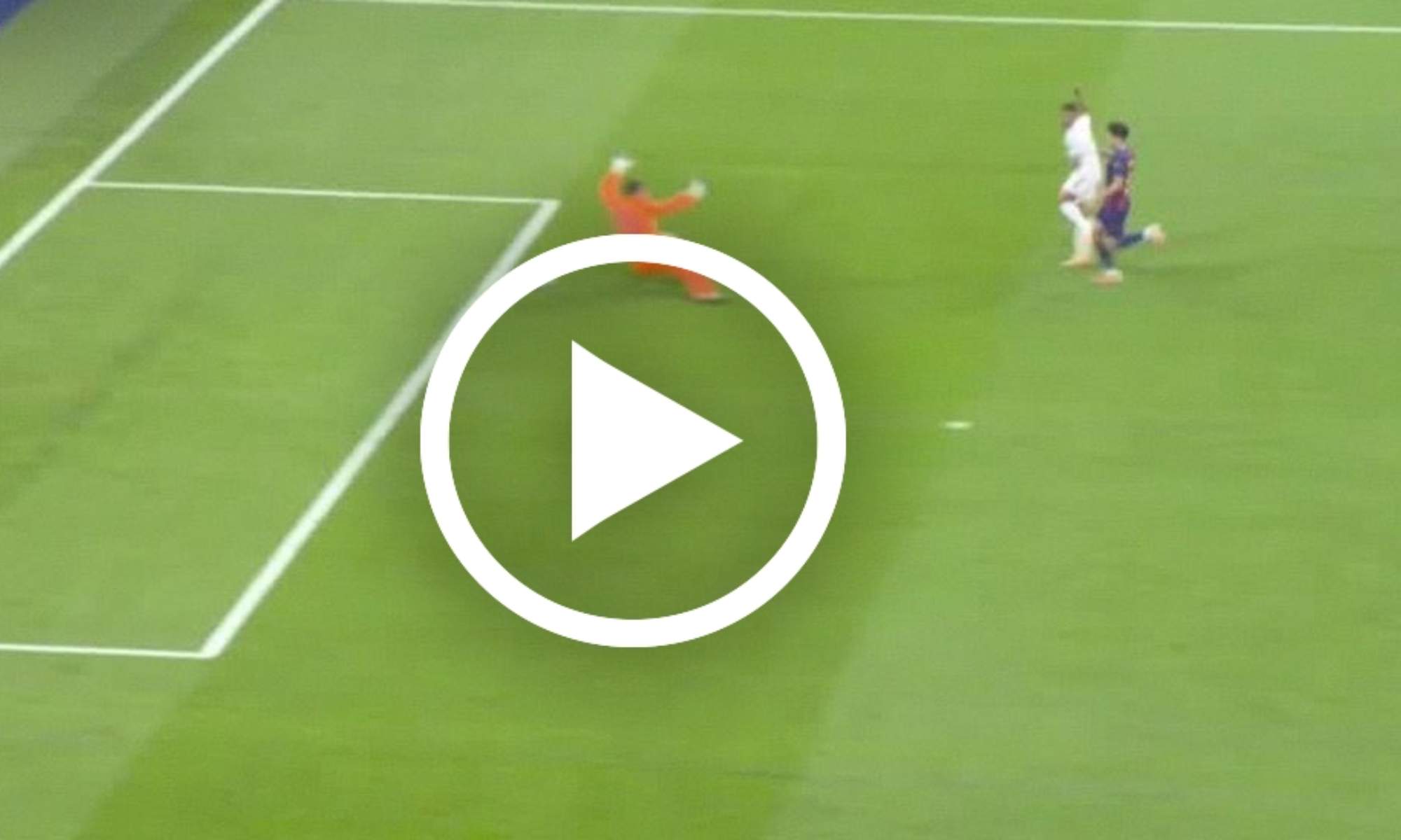 Kylian Mbappé ha anotado el primer gol del Real Madrid ante el Barcelona. Kylian Mbappé ha anotado el primer gol del Real Madrid ante el Barcelona.