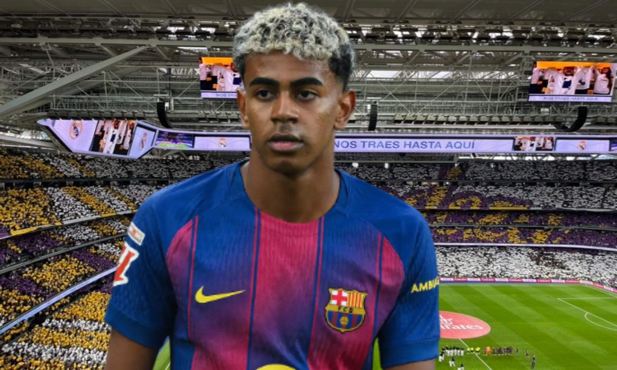 Lamine Yamal se llevó una sonora pitada por el Bernabéu Lamine Yamal se llevó una sonora pitada por el Bernabéu