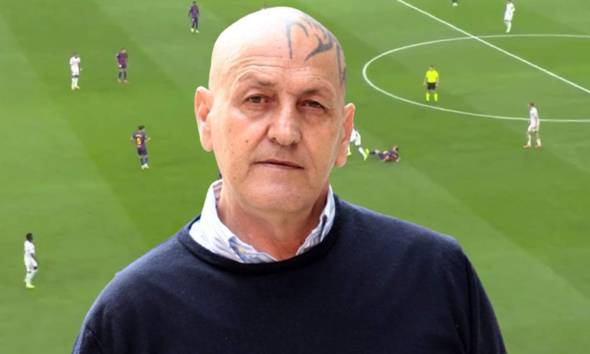 Coto Matamoros y una captura del Real Madrid - Barcelona. Coto Matamoros y una captura del Real Madrid - Barcelona.