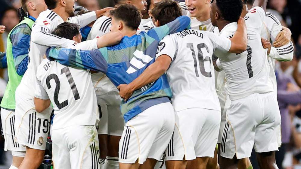 celebracion victoria realmadrid jugadores