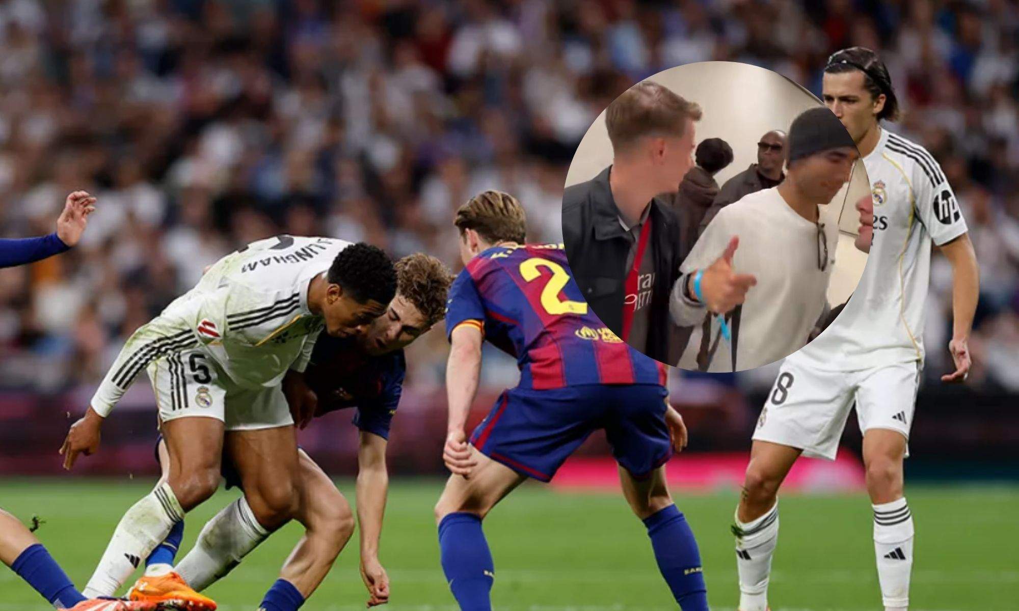 Uno de los mejores futbolistas del PSG disfrutó en primera persona de la victoria madridista en el Clásico