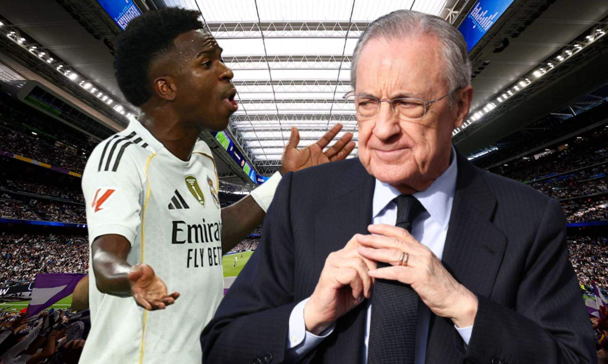 Florentino Pérez habría tomado ya una determinación para tratar el asunto de Vinícius Florentino Pérez habría tomado ya una determinación para tratar el asunto de Vinícius