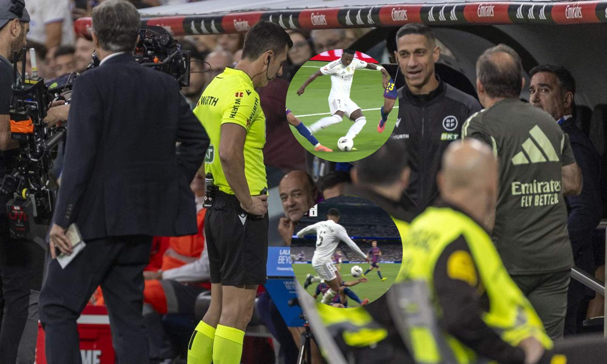 César Soto Grado y una foto de las polémicas del Clásico. César Soto Grado y una foto de las polémicas del Clásico.