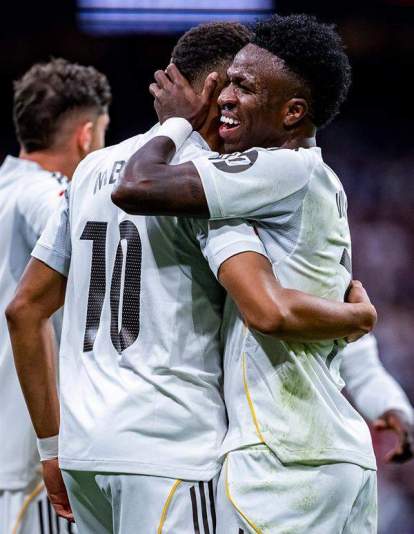 mbappe vinicius celebracion gol mbappe vinicius celebracion gol