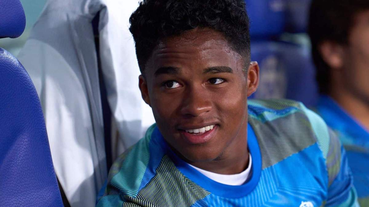 Endrick en el banquillo del Real Madrid. Endrick en el banquillo del Real Madrid.