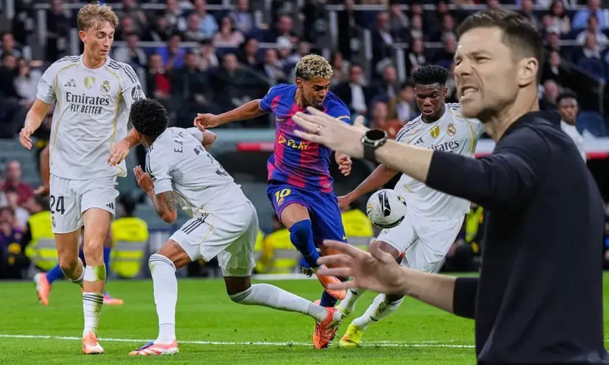 En el cuerpo técnico de Xabi Alonso se muestran contentos con el triunfo sobre el Barcelona, pero también subrayan la oportunidad perdida de haber goleado a los azulgranas. En el cuerpo técnico de Xabi Alonso se muestran contentos con el triunfo sobre el Barcelona, pero también subrayan la oportunidad perdida de haber goleado a los azulgranas.