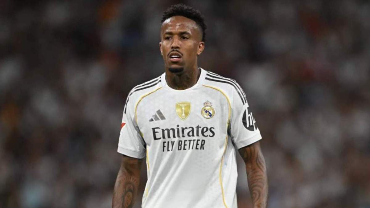 Militao durante un partido de esta temporada Militao durante un partido de esta temporada