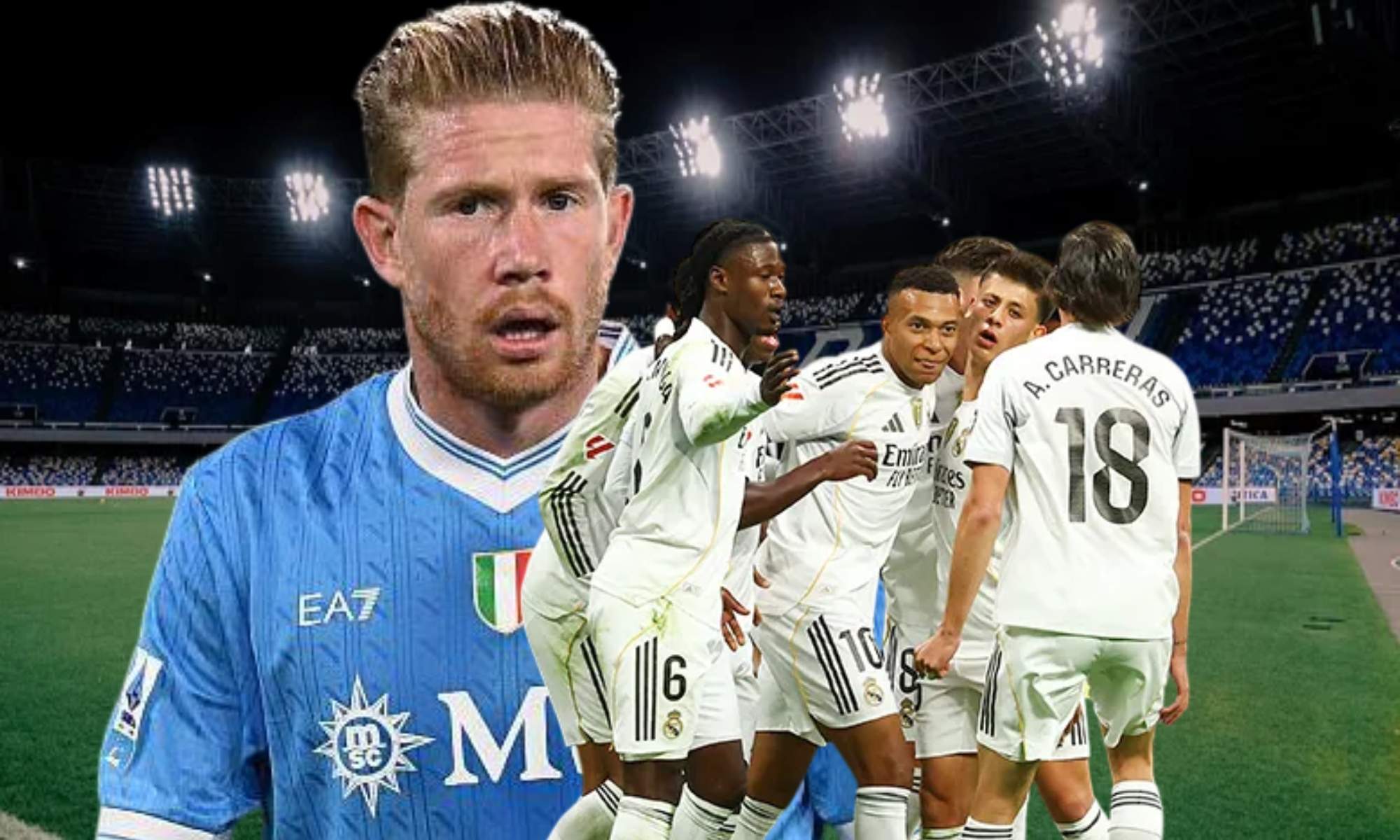 El Nápoles, obligado a actuar tras la lesión de De Bruyne El Nápoles, obligado a actuar tras la lesión de De Bruyne