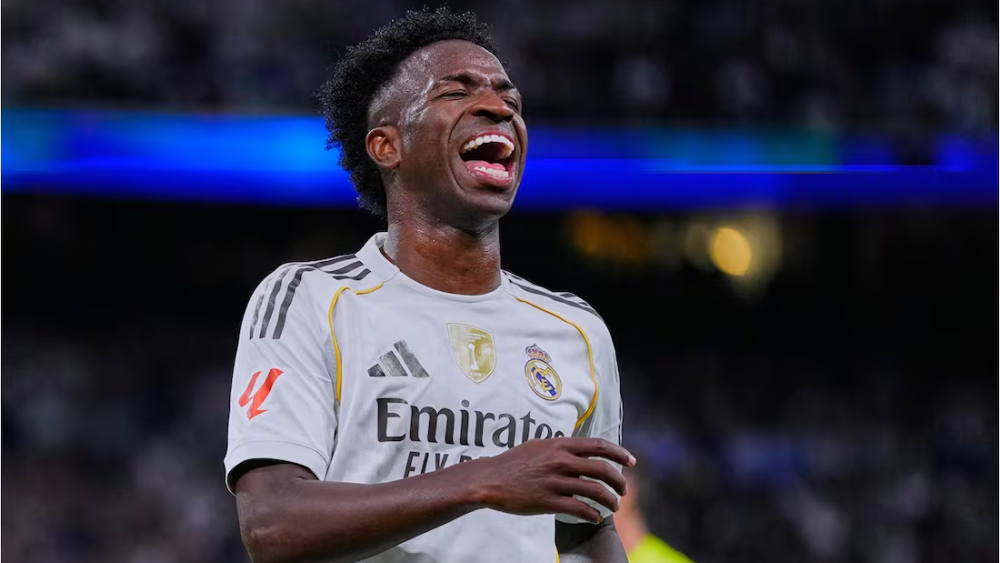 Vinícius Júnior jugando un partido con el Real Madrid. Vinícius Júnior jugando un partido con el Real Madrid.