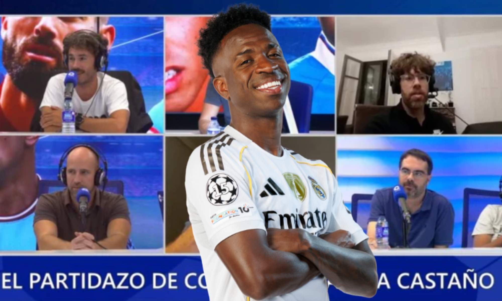 Un tertuliano de la COPE falta el respeto a Vinicius Junior: alucinante Un tertuliano de la COPE falta el respeto a Vinicius Junior: alucinante