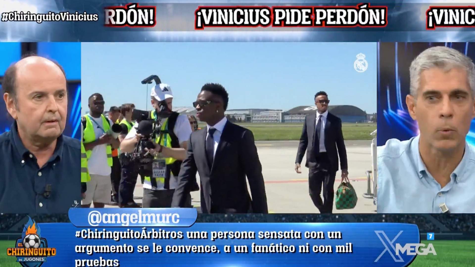 Primera pelea de la historia entre Juanma Rodríguez y José Luis Sánchez por Vinicius Primera pelea de la historia entre Juanma Rodríguez y José Luis Sánchez por Vinicius