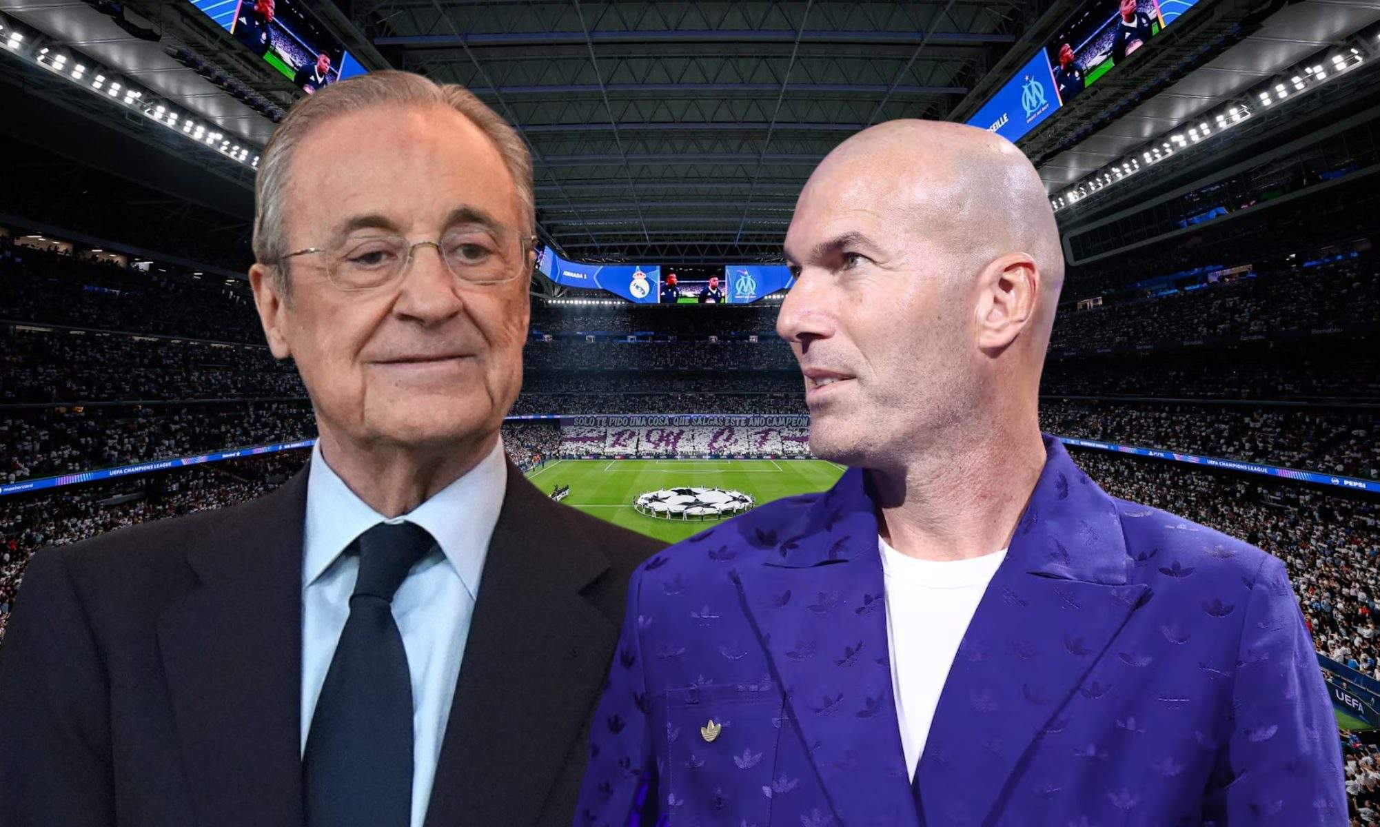 Florentino sonríe al encontrar al nuevo Zidane Florentino sonríe al encontrar al nuevo Zidane