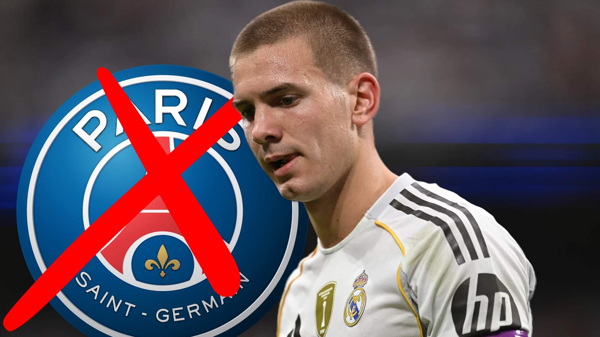 Mastantuono celebra sus calabazas al PSG