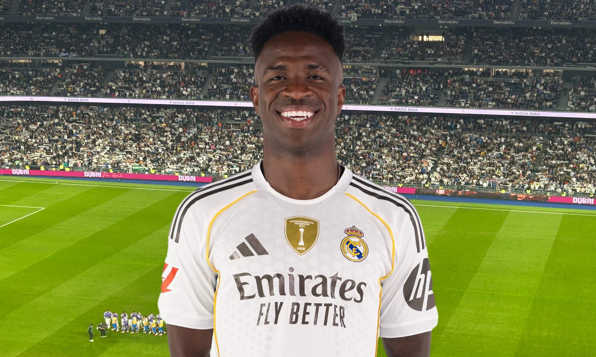 El Bernabéu reacciona de manera unánime a la vuelta de Vinicius Junior al Bernabéu