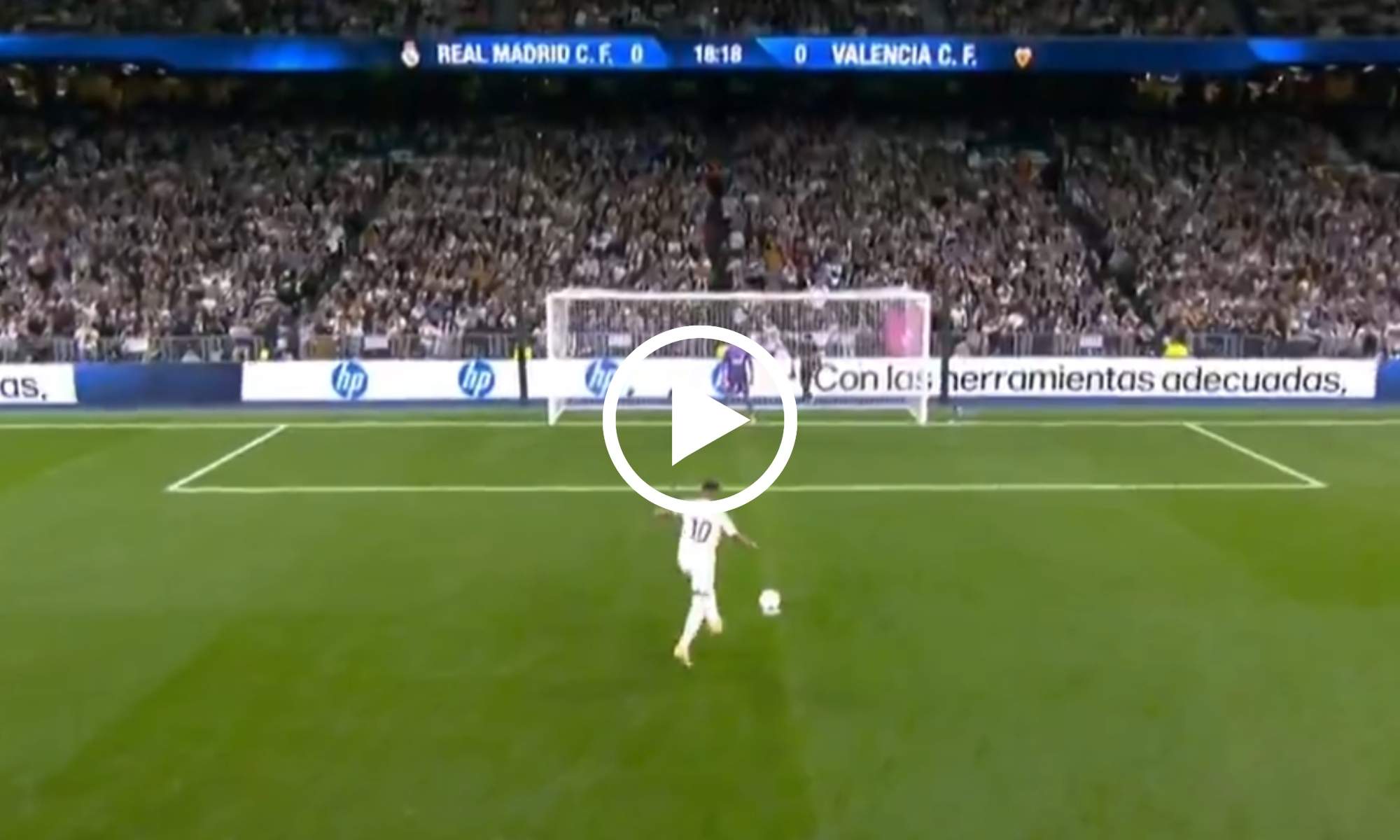 Mbappé abre la lata en el Bernabéu desde los once metros
