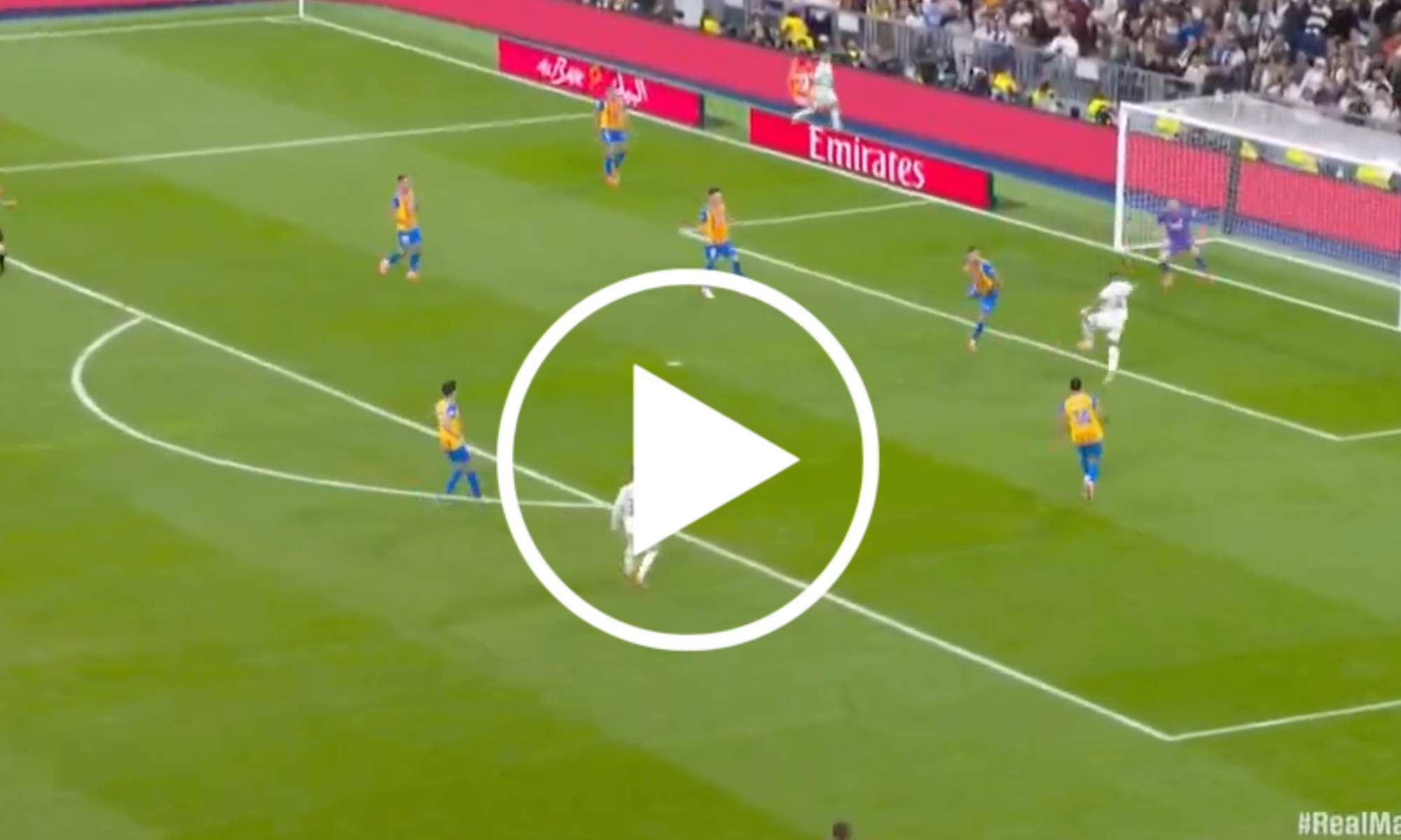 Kylian Mbappé ha anotado el segundo gol del Real Madrid ante el Valencia.