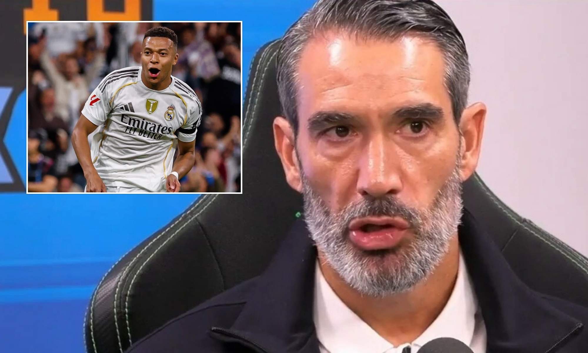 Fernando Sanz estalla y se lía en El Chiringuito Live: "La culpa es de Mbappé"