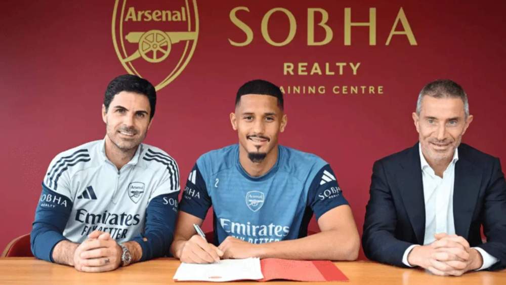 William Saliba renovó con el Arsenal a finales de agosto y su contrato actual expira en 2030.