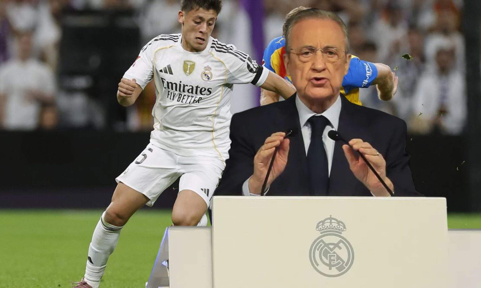 Güler le cuesta más dinero al Real Madrid, Florentino lo acepta