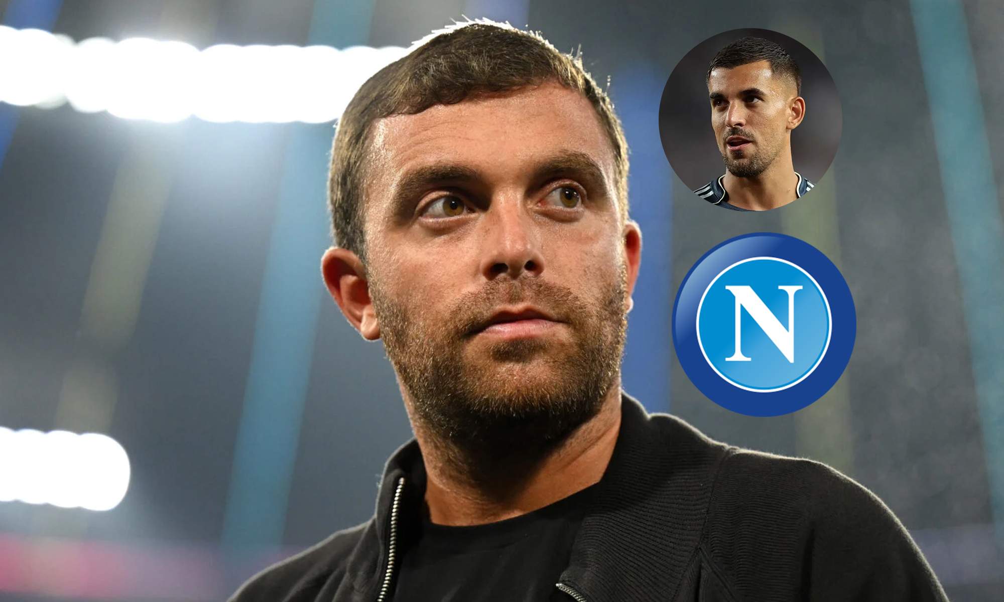 Fabrizio Romano, Dani Ceballos y el escudo del Nápoles.