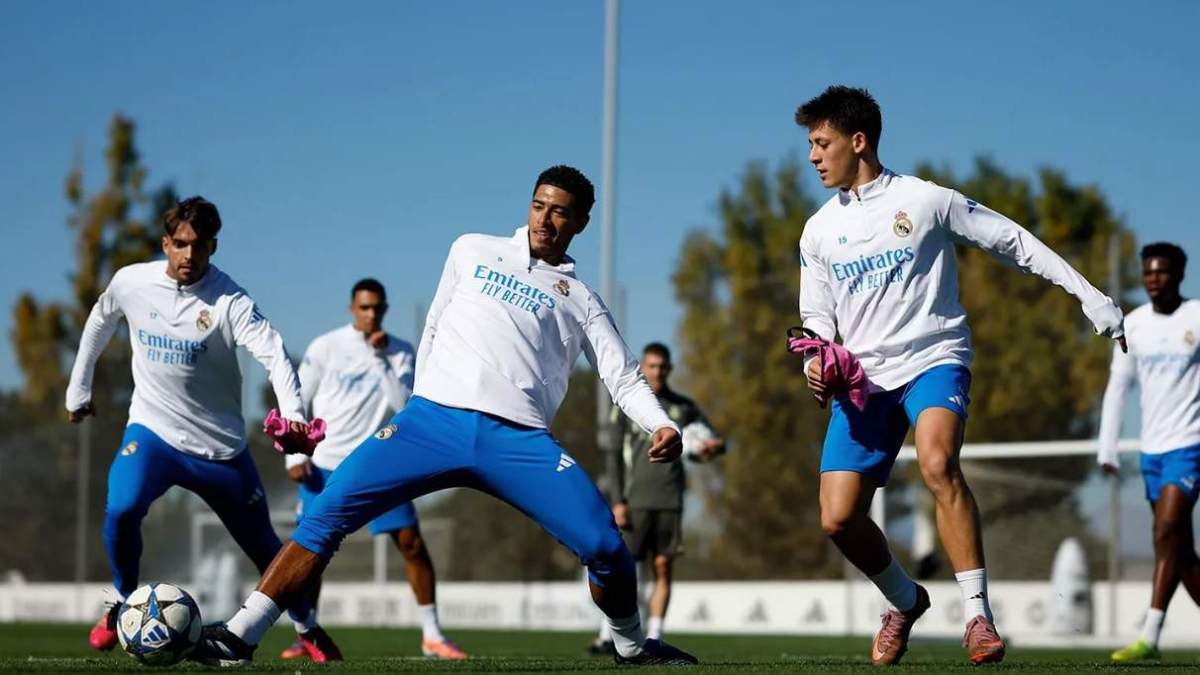 Último entrenamiento del Real Madrid antes de enfrentar al Liverpool Último entrenamiento del Real Madrid antes de enfrentar al Liverpool
