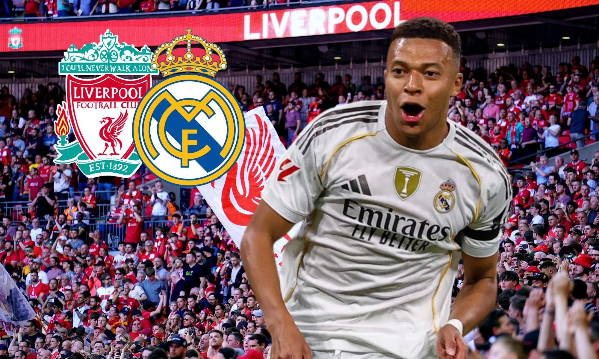 El Real Madrid y Mbappé miden su buena racha en Liverpool