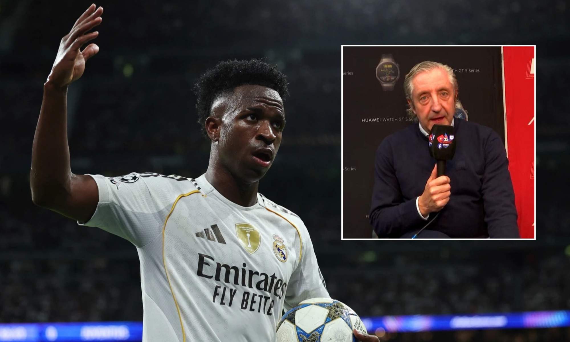 Pedrerol, de 'matar' a Vini a ponerle por las nubes: "Primero que juegue bien"