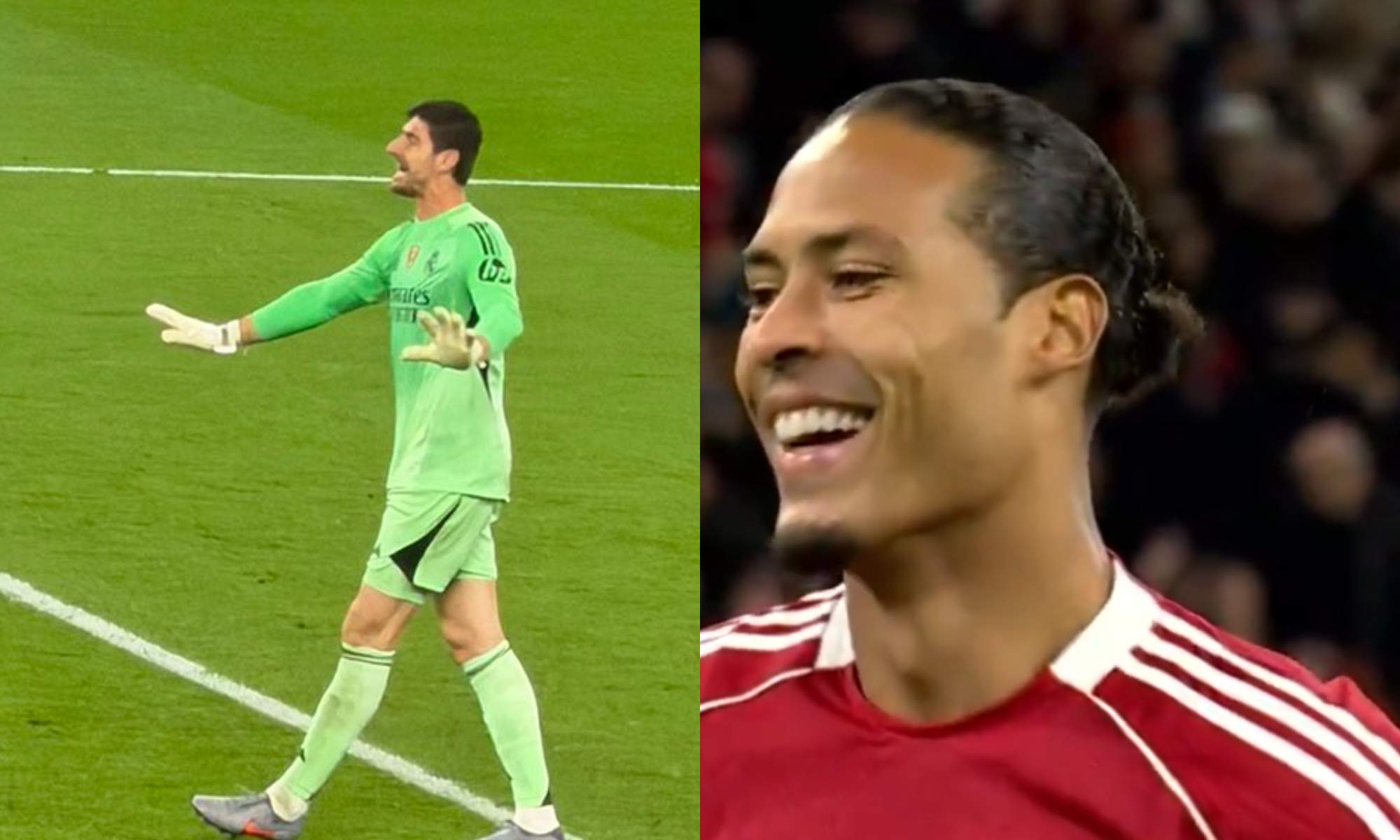 Thibaut Courtois ha vuelto a desesperarar al Liverpool: Van Dijk  se lo confesó