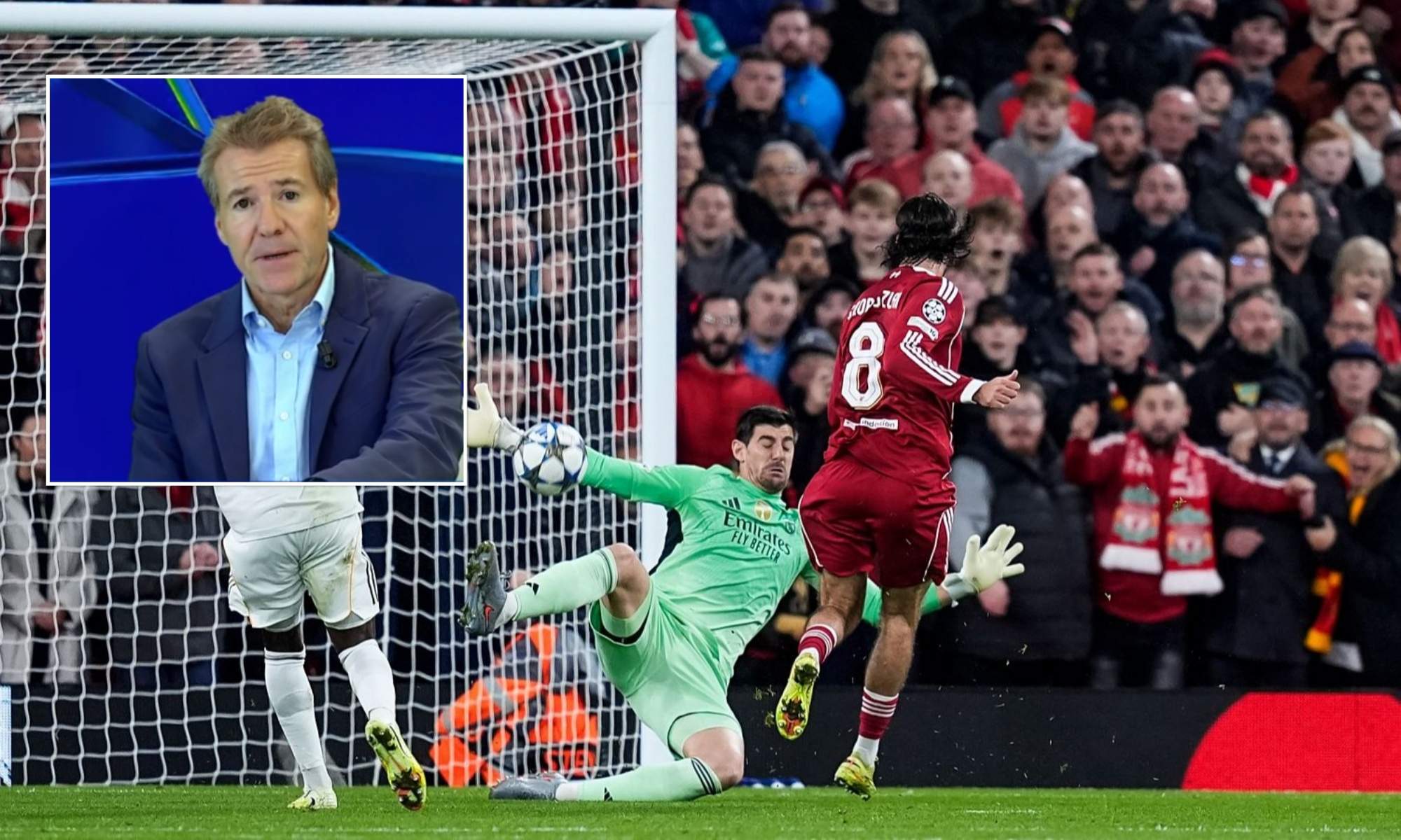 Real Madrid TV quita hierro a la derrota en Anfield: "Si no me fallan los cálculos..."