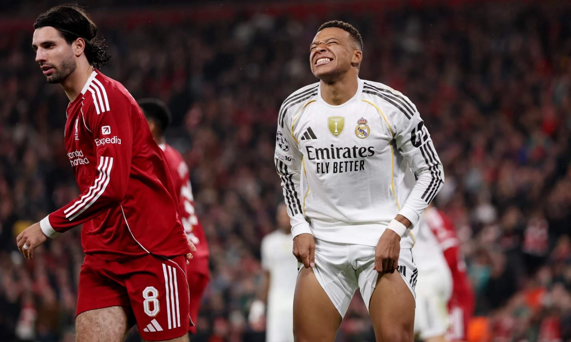 La única pregunta que respondió Mbappé antes de abandonar Anfield: "Estoy seguro"