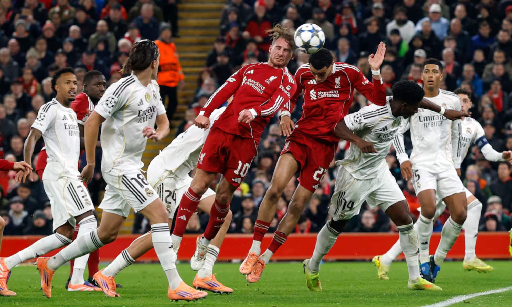 Así está la clasificación después de la derrota del Real Madrid en Anfield