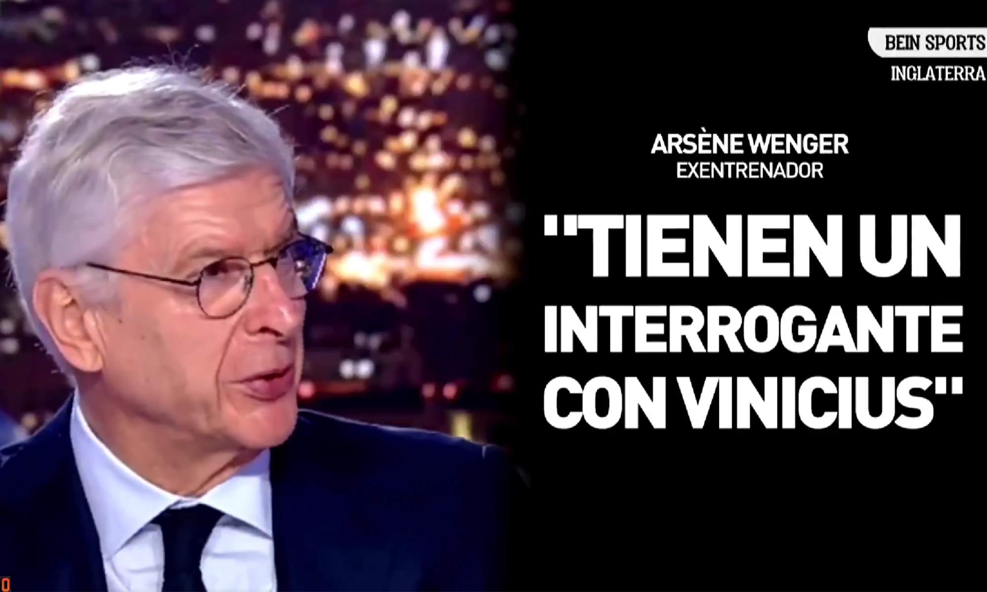 Arsene Wenger hablando sobre Vinícius Júnior y su futuro en el Real Madrid.