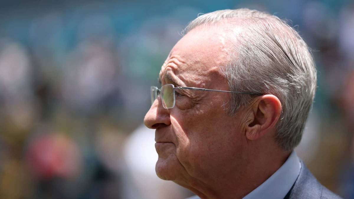 Florentino Pérez durante el Mundial de Clubes.