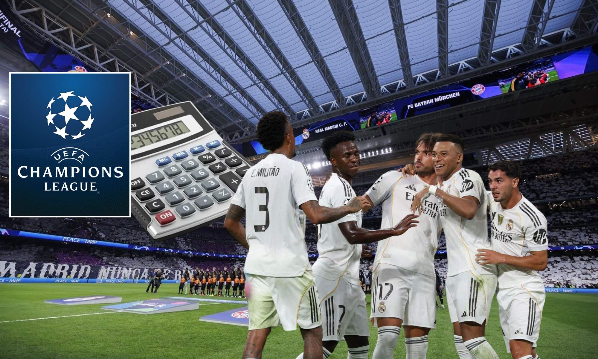 Las cuentas del Real Madrid para estar entre los 8 primeros de la Champions