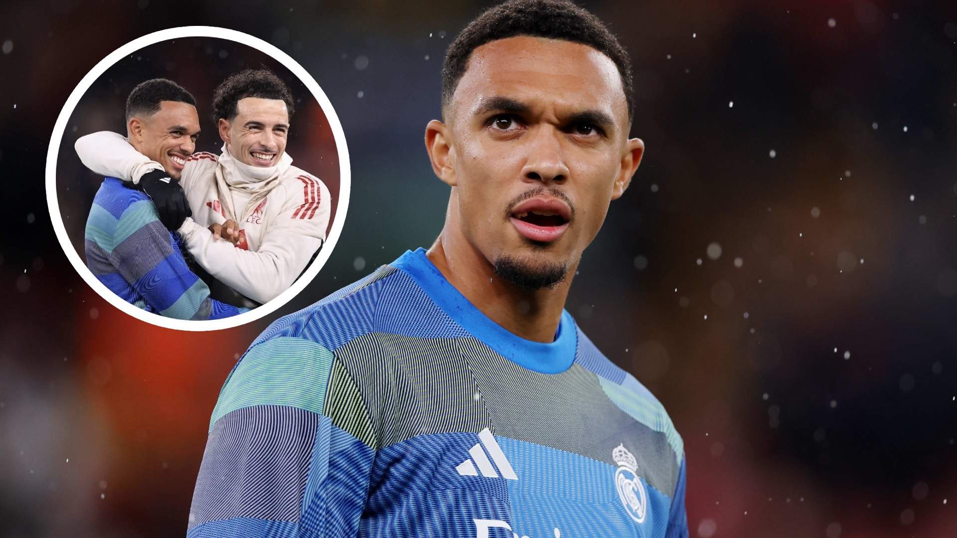 El jugador del Liverpool subió una foto con Trent a sus redes y luego la borró