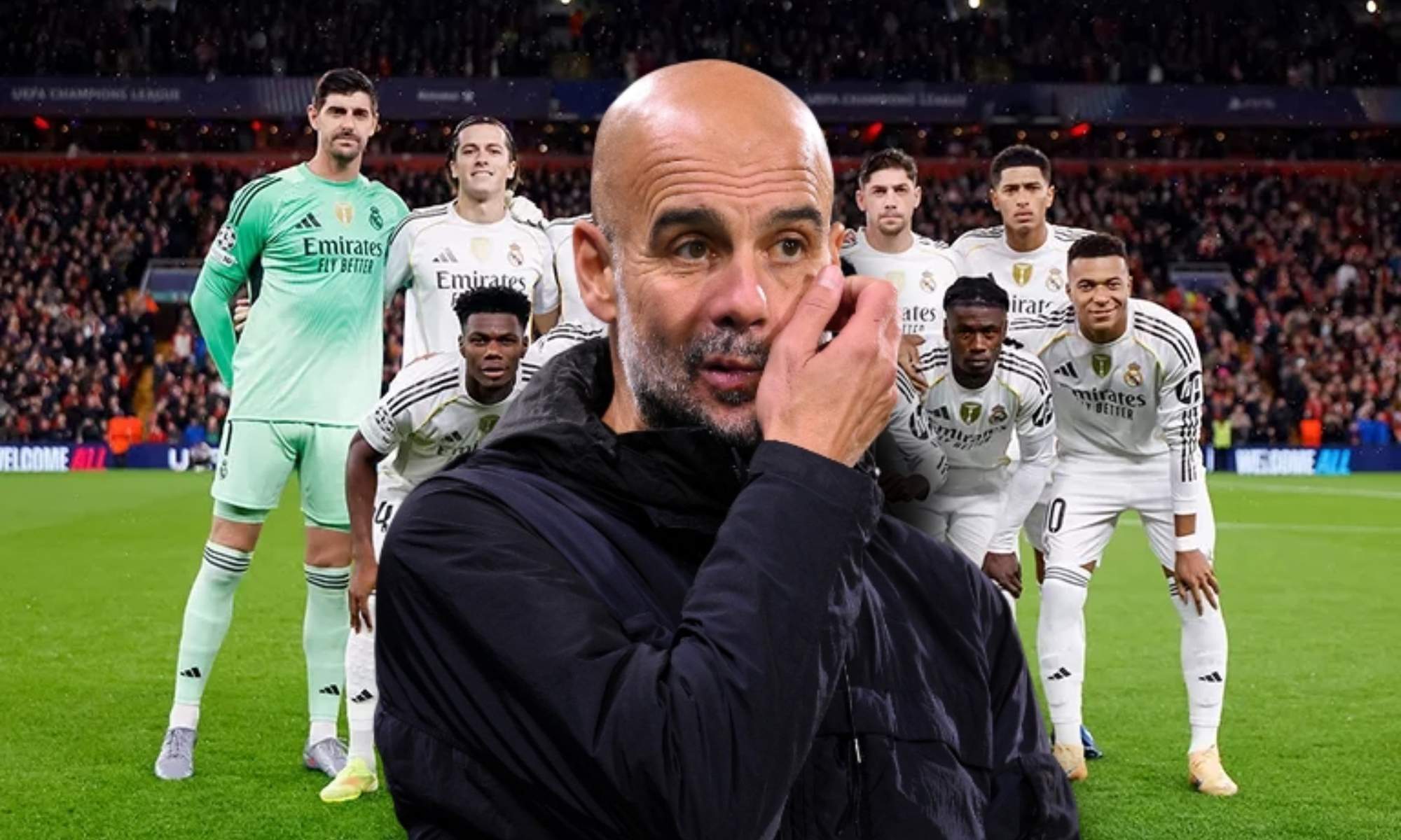 Pep Guardiola, decidido a 'pescar' en el Real Madrid para hacer más fuerte a su Manchester City en 2026.