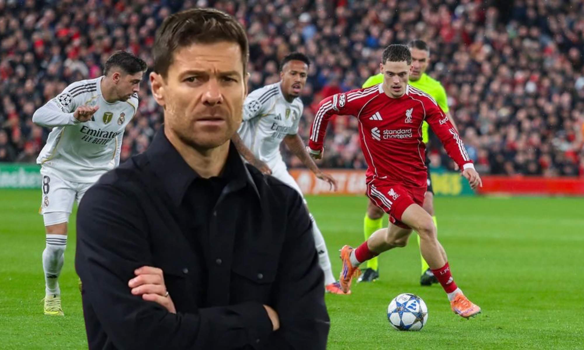 Xabi Alonso fue visionario con Florian Wirtz, al firmar un gran partido con el Madrid.